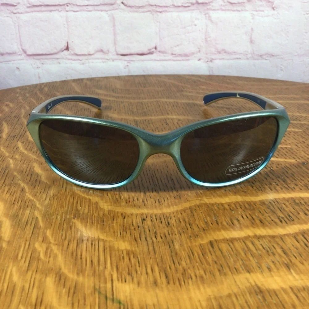 Blue and Silver Frame Sunglasses